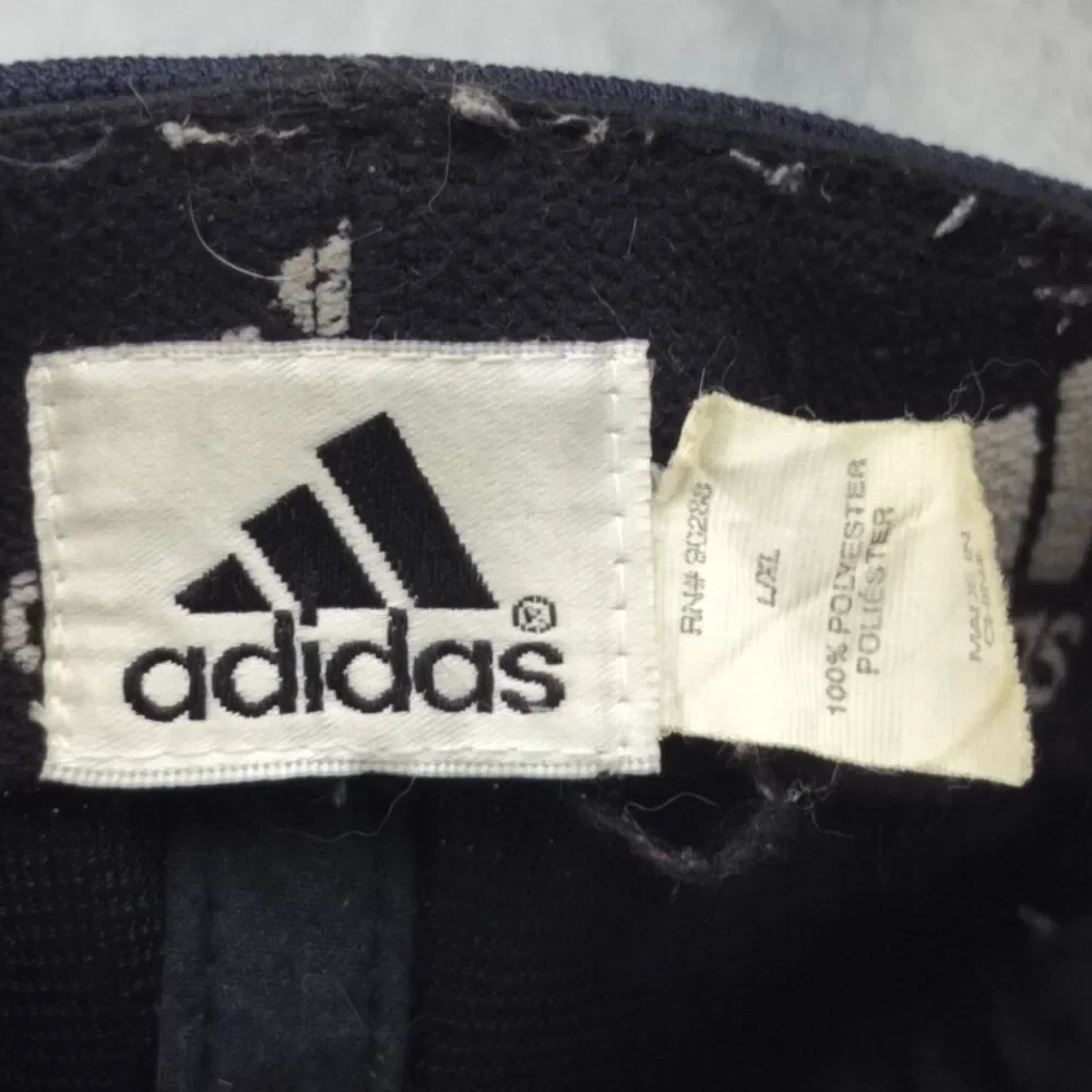 Adidas A-Flex Fitted Baseball Cap Men's L/XL Navy Blue Performance Hat